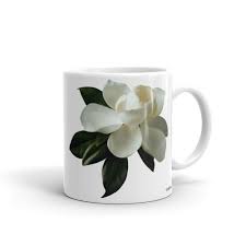 Vonflora Magnolia Flower Mug Magnolia Mug Magnolia Coffee Mug Etsy Mugs Magnolia Flower Flower Cup