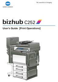 All drivers available for download have been scanned by antivirus program. Konica Minolta Bizhub C252 User Manual Pdf Download Manualslib