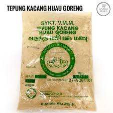 Campurkan tepung sagu dan tepung terigu. Cap Double Goat Tepung Kacang Hijau Goreng Roasted Green Peas Flourç»¿è±†ç²‰ 400g