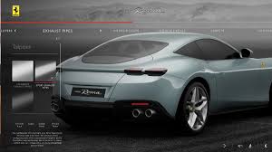 Elige los colores, el diseño, el equipamiento y personaliza tu ferrari hasta el último detalle. Configurador Del Ferrari Roma Ya Disponible Este Bellezon Holycars Tv