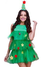 Green Cute Womens Christmas Tree Pleated Elf Santa Helper Costume Pink Queen Christmas Tree Costume Christmas Tree Dress Tree Costume