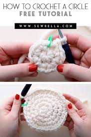 How To Crochet A Flat Circle Free Pattern And Video Tutorial Crochet Circle Pattern Beginner Crochet Projects Beginner Crochet Tutorial