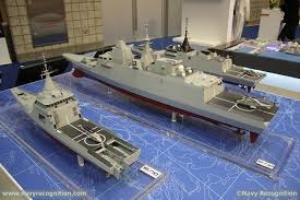 The gowind 1000 can also perform presence, surveillance, intelligence and policing missions. Dcns Adroit Fremm And Gowind Combat Vessel Models At Dimdex 2012 Doha International Maritime Defence Exhibition Conference Warship Model Model Ships Warship