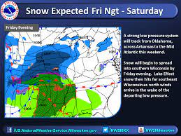Snow Expected Friday Night Into Saturday Then Cold