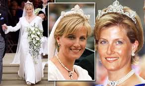 Wessex wedding tiara ♕ sophie, countess of wessex. Sophie Countess Of Wessex Wedding How Her Tiara Was Different To Any Royal Bride Express Co Uk