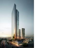 It is currently designed to have 200,000 sf of retail, a 180 room hotel, 330,000 sf of office, 120 serviced. Aud Architects