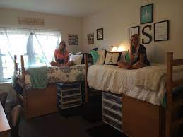 Organized And Spacious Dorm Room Tcu Sherley Hall Dorm Layout Dorm Room Inspiration Dorm Room Furniture