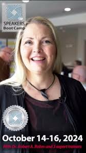 Check out this wonderful share from one of our recent grads! If you have  been looking how to improve your speaking skills, NOW is the time to start!  Join Dr. Robert A. Rohm at his upcoming Speakers ...