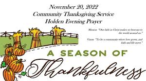 Community Thanksgiving Service