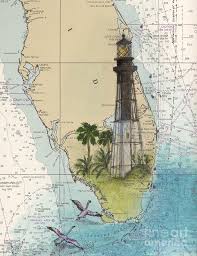 Hillsboro Inlet Lighthouse Fl Cathy Peek Nautical Chart