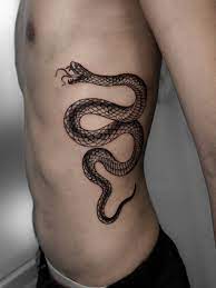 The japanese commonly believe that the snake brings good luck. Tattoo Uploaded By Valentino Dellagiacoma Snake Tattoo On Ribs 1539639 Tattoodo