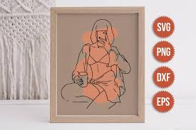 Download Woman Body Svg Floral Woman Svg Naked Woman Female Body S 1417126 Illustrations Design Bundles