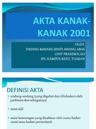 Menurutnya, walaupun tiada peruntukan di bawah akta pencegahan dan pengawalan penyakit berjangkit 1988 (akta 342) yang membolehkan. Akta Kanak Kanak 2001