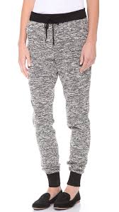 Rag Bone Easy Sweatpants In Black Gray Lyst