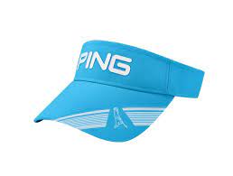 Ping 2020 New Premium Golf Sporty Logo Blue Visor Cap Hat Mens Original Ping Visor