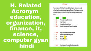 Financial markets fundamental analysis technical analysis derivatives nism certification preparatory ca, cfa preparatory courses finance for non finance financial planning currency commodity excel and ms office accounting. H Related Acronym Education Organization Finance It Science Computer Gyan Hindi Youtube