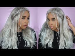Comment Teindre Vos Cheveux En Gris Youtube Cheveux Noirs Et Blancs Cheveux Coiffures Cheveux Gris