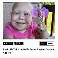 Bella Thomson, known as Bella Brave, passec away at age 10 after a long  battle with rare health conditions.