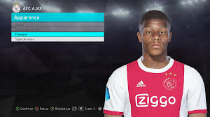 Ajax youngsters suffer stage fright. Ultigamerz Pes 2018 David Neres Ajax Face