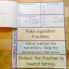 Fractions Vocabulary Matching Interactive Foldables Operations Game Bundle Math Interactive Notebook Math Fractions Math Foldables Middle School