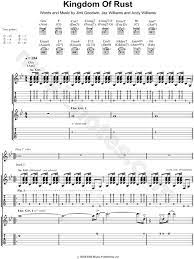 Perfect for beginners and advanced musicians. Doves Kingdom Of Rust Guitar Tab In G Minor Download Print Sku Mn0076672