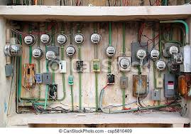 Home automation using bluetooth circuit diagram. Electric Meter Messy Electrical Wiring Installation Dangerous Electric Meter Messy Faulty Electrical Wiring Installation Canstock
