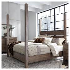 Maybe you would like to learn more about one of these? Liberty Furniture Sonoma Road Contemporary California King Poster Bed With Metal Strip Accents Zak S Home Poster Beds