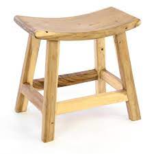 Die oberfläche des massivholztisches ist poliert und glänzend. Divero Hocker B Ware Aus Suar Holz Holzhocker Sitzhocker Massiv Unbehandelt