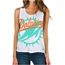 Miami Dolphins Junk Food Women S Oversized Logo Tank Top White Miami Dolphins Miami Dolphins Shirts Miami Dolphins Game