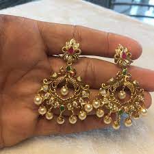 Beautiful Chandbalis 8106852097 Chandbali Bridal Collection Jewellery Dezine Gold Earrings Designs Gold Earrings For Women Gold Jewellery Design
