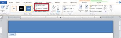 Insert a background picture or image in word. Header And Footer Backgrounds In Word 2010 Wyzant Ask An Expert