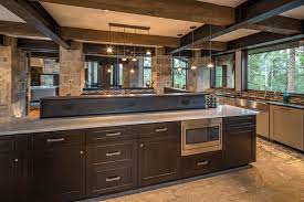 53 High End Contemporary Kitchen Designs With Natural Wood Cabinets Contemporary Kitchen Design Contemporary Kitchen Modern Kitchen Island
