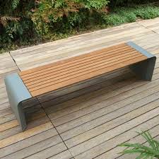 Banc Public Ponte Metalco Contemporain En Bois En Aluminium