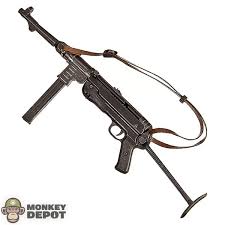 Monkey Depot Rifle Hot Toys German Wwii Mp40 The mp 40 (maschinenpistole 40) was a submachine gun chambered for the 9×19mm parabellum cartridge. rifle hot toys german wwii mp40