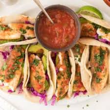 Here i used wild cod fish fillets, but any flaky white fish can be used here. Air Fryer Fish Tacos Without Breading Clean Eating Kitchen