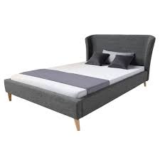 Betten bei sconto günstig online kaufen. Polsterbett Doppelbett Stoff Gunstig 140x200 Bett Grau Homestyle4u Homestyle4u Fuhl Dich Zu Hause