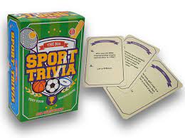 We thought that those are … Modern Manufacture Toys Games 100 Questions Sports Trivia Card Game