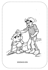 Dia do agricultor para colorir. 27 Desenhos Do Chico Bento Para Colorir
