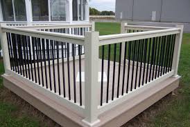 Usually ships within 6 to 10 days. Vinyl Railing With Black Balusters Contractor Talk Professional Construction And Remodeling Forum