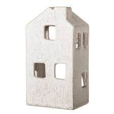 Windlicht haus metall bei lionshome: Windlicht Haus Hochkant Steingut 9 5x7x18 4faltshop