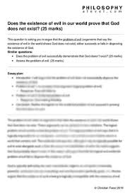 The Problem Of Evil Philosophy A Level