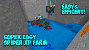 This is not a step by step tutorial, so please keep that in mind. Minecraft Ps4 Bedrock Spider Xp Farm Tutorial Ps4 Xbox Mcpe Pc Switch Youtube