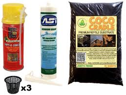 Vivarium Background Construction Kit 10 Gallon Josh S Frogs Vivarium Frog Terrarium Spray Foam