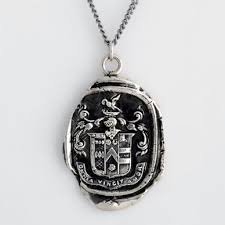 Love Conquers All Wax Seal Necklace Pyrrha Jewelry Talisman Necklace