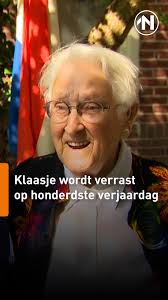 Klaasje van der Tuin is honderd jaar oud en nog altijd ontzettend kwiek!  'Het mooiste vind ik dat al mijn kinderen er nog zijn.' 🥰