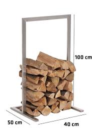 Our products are a rugged mix of heavy duty forged steel, indiana ash wood, and stainless steel rake systems. Firewood Rack Sidone Stainless Steel Log Basket Stand Holder Fire Wood Storage Lena Penarrubia Horno De Lena