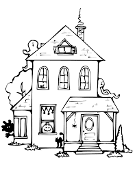 Lindos desenhos de caracol para colorir, pintar, imprimir ou preparar atividades! Desenhos De Casa Mal Assombrada Para Colorir E Imprimir Colorironline Com