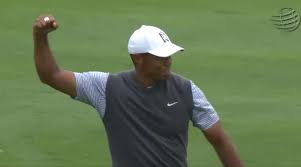 Open on the south course at torrey pines golf course on. Tiger Woods Throws Down Monster Fist Pump After 82 Yard Hole Out