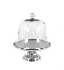 Alles rein und an ! Casa Padrino Luxus Art Deco Kuchenglocke Nickel Finish Mit Glasdeckel Kuchen Stander Kaufen Bei Demotex Gmbh