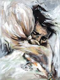 Print Art Print 8x12 16x12 A4 A3 A2 Select Size Canvas Etsy Art Romantic Art Art Painting